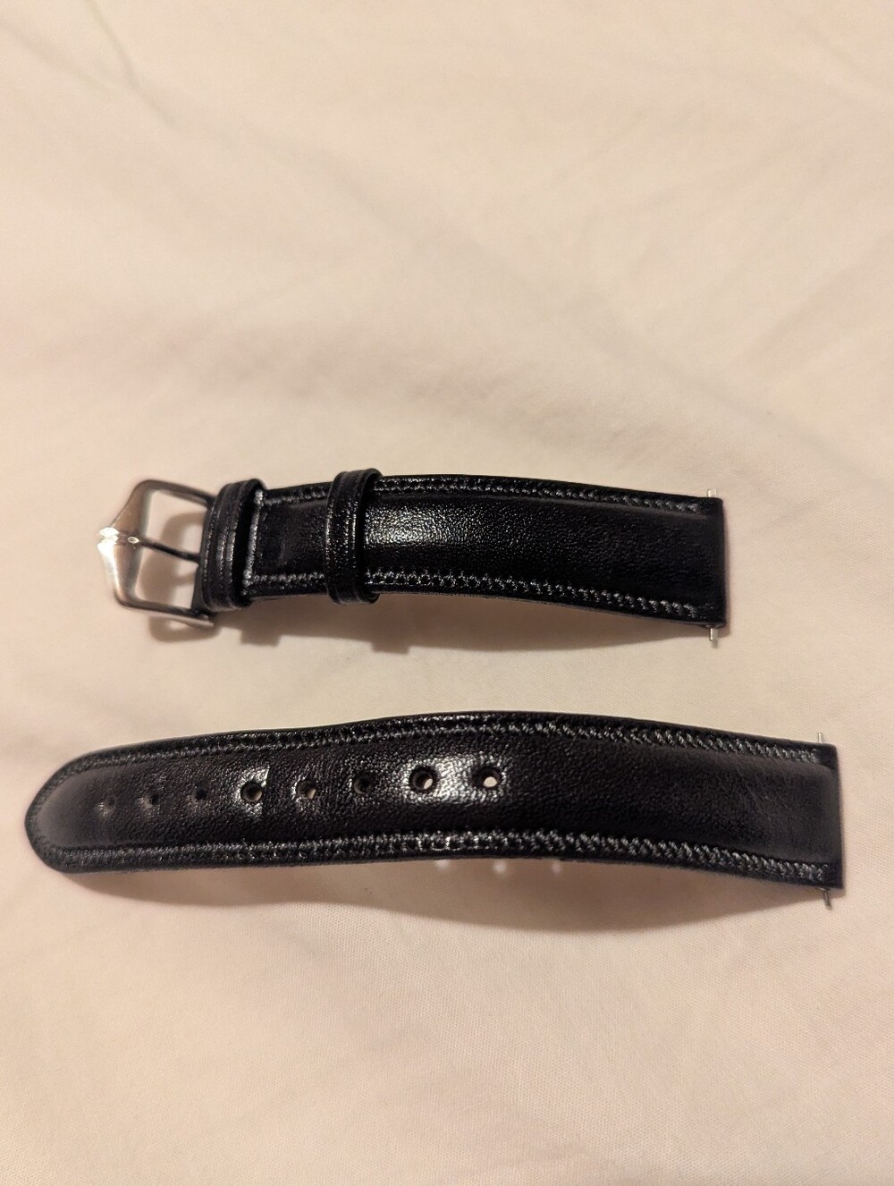 HANDSOME Hirsch Ascot English Leather Watch Strap - 18mm